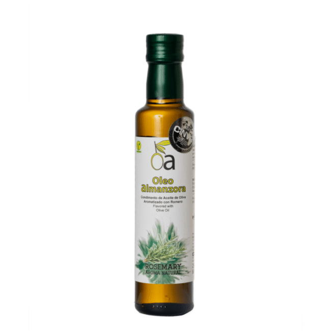 Condimento de aceite de oliva con romero. 250 ml. gourmet-premium