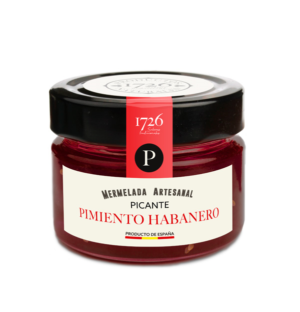 Mermelada de pimiento habanero 1726 artesanal y gourmet con sabor dulce y picante