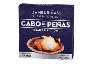 Zamburiñas en salsa de vieira Cabo de Peñas Gran Selección