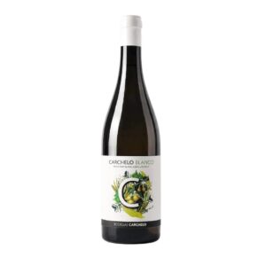 Botella de vino blanco Carchelo Sauvignon Blanc sobre lías finas D.O.P. Jumilla de Bodegas Carchelo