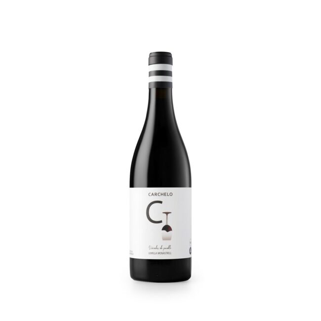 Botella de vino tinto Carchelo Monastrell Viñedos de Pueblo D.O.P. Jumilla de Bodegas Carchelo